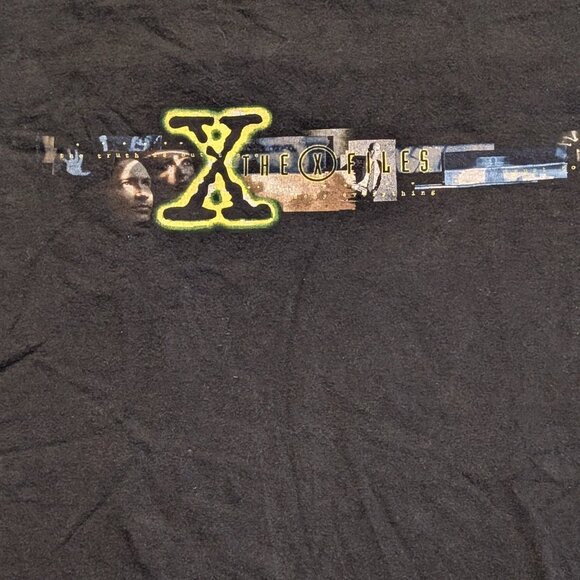 90's X Files Promo T-Shirt Fox T-Shirt Murina Tag Made in USA - Size L - Picture 2 of 5